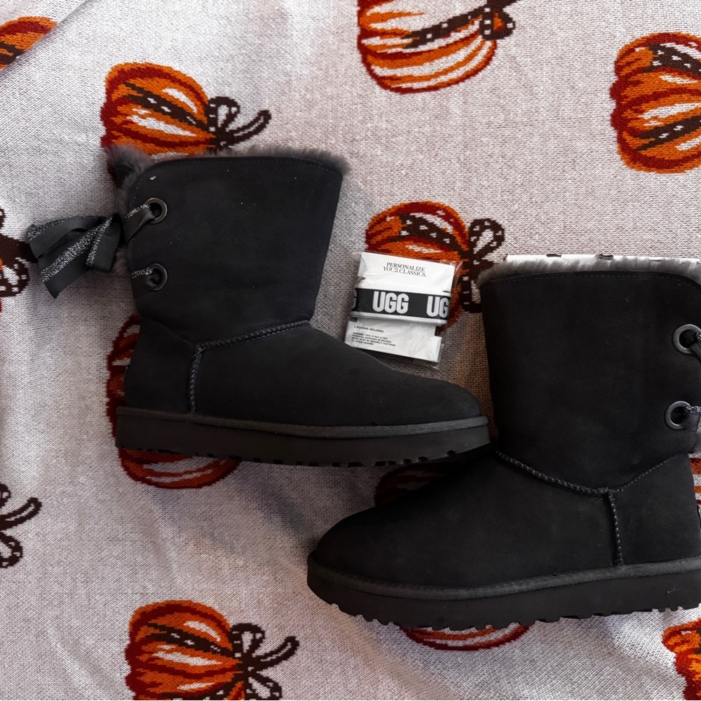 UGG Grey Suede Short Boots